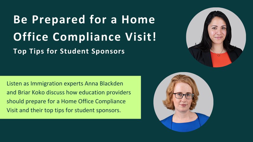 Be Prepared for a Home Office Compliance Visit: Top Tips for Student Sponsors